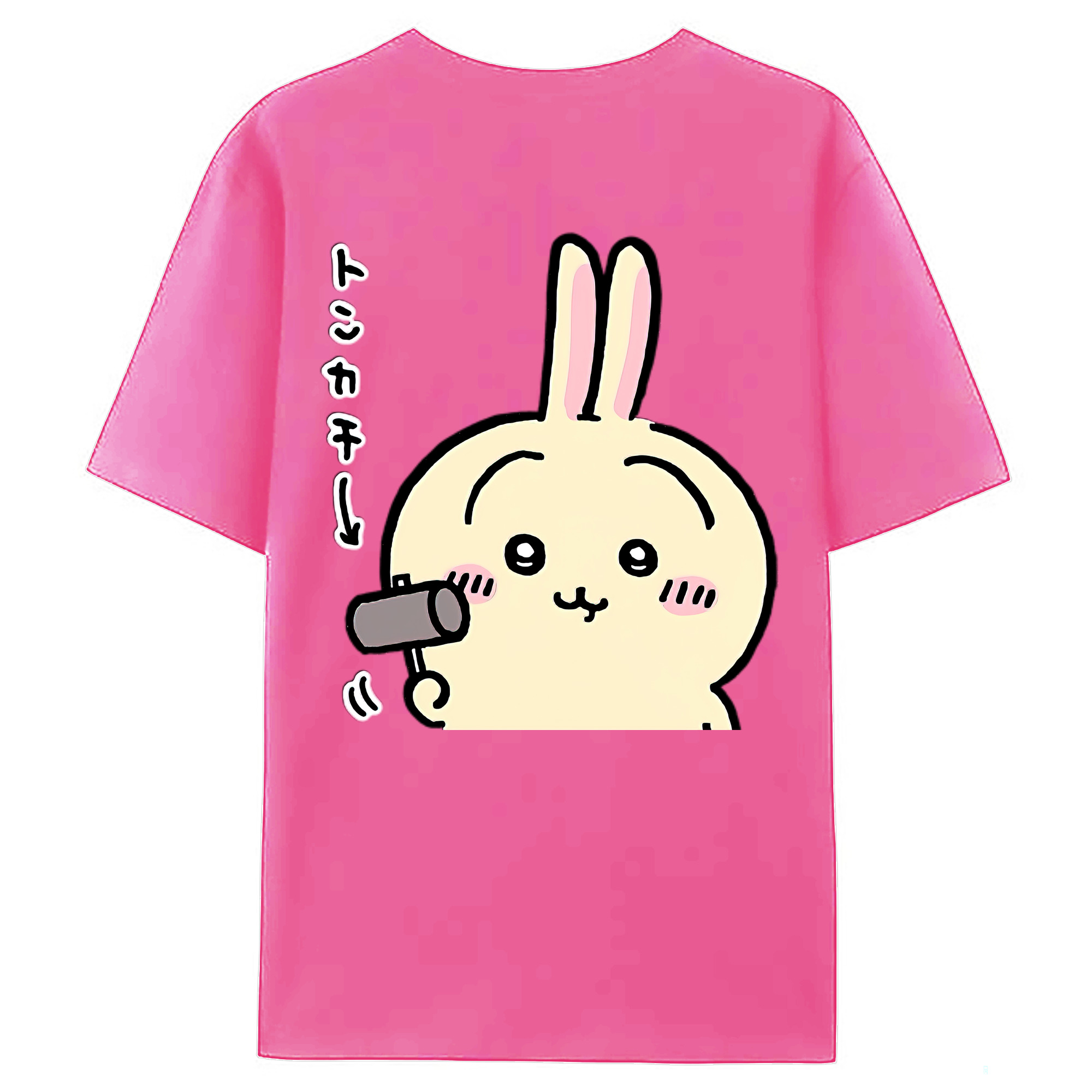（画像用） ちいかわ うさぎ Chii-kawa usagi レディース半袖Tシャツ(バックプリント)